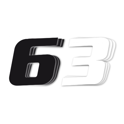 Small number sticker kit black crystal- 0 BL-5027/20/0