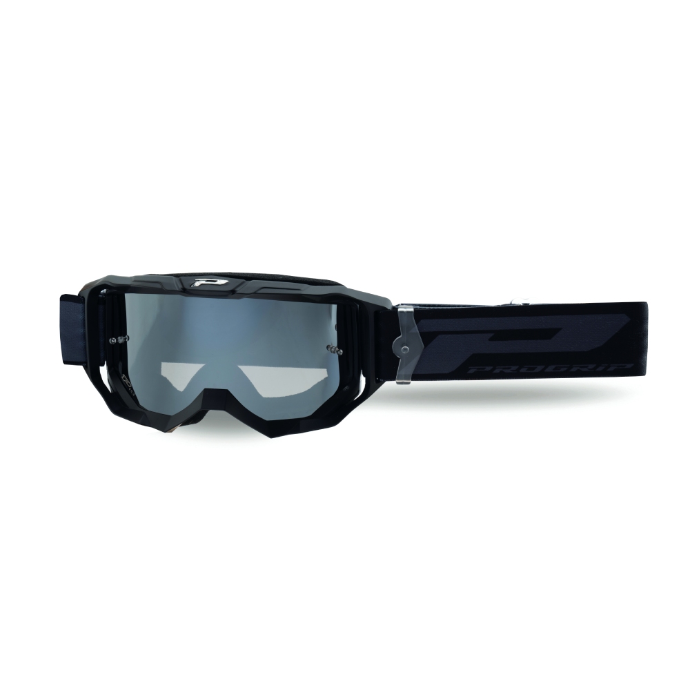 Goggles Pro Grip Vision Go - Black mirrored lens silver 3300-322-FL