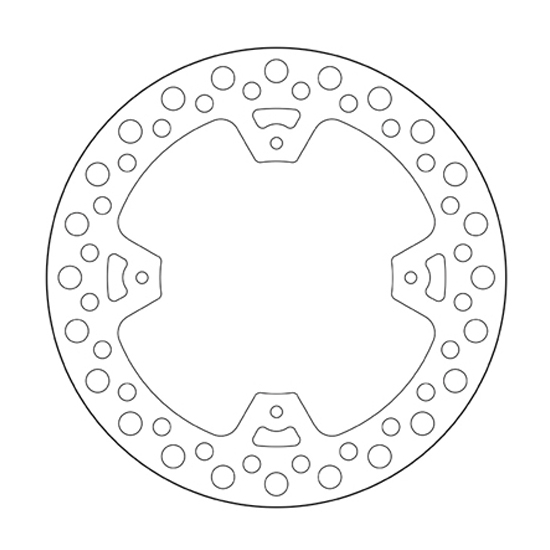 Brake disc Brembo Serie Oro Honda CR 250 (02-07) rear 68B40786
