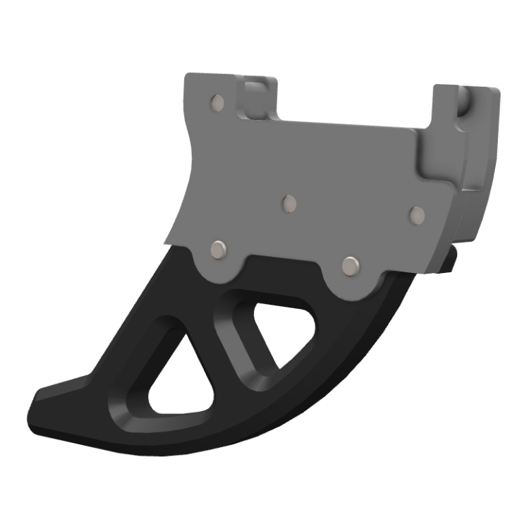 Disc Guard rear DTC Rieju 250 MR (21-25) black 92179A0301