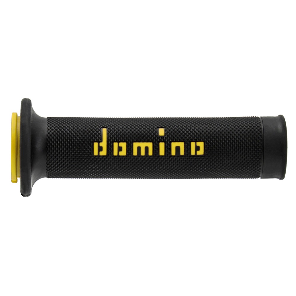 Pair of Grips road-racing Domino A010 - black yellow Pair of Grips road-racing Domino A010 - black yellow