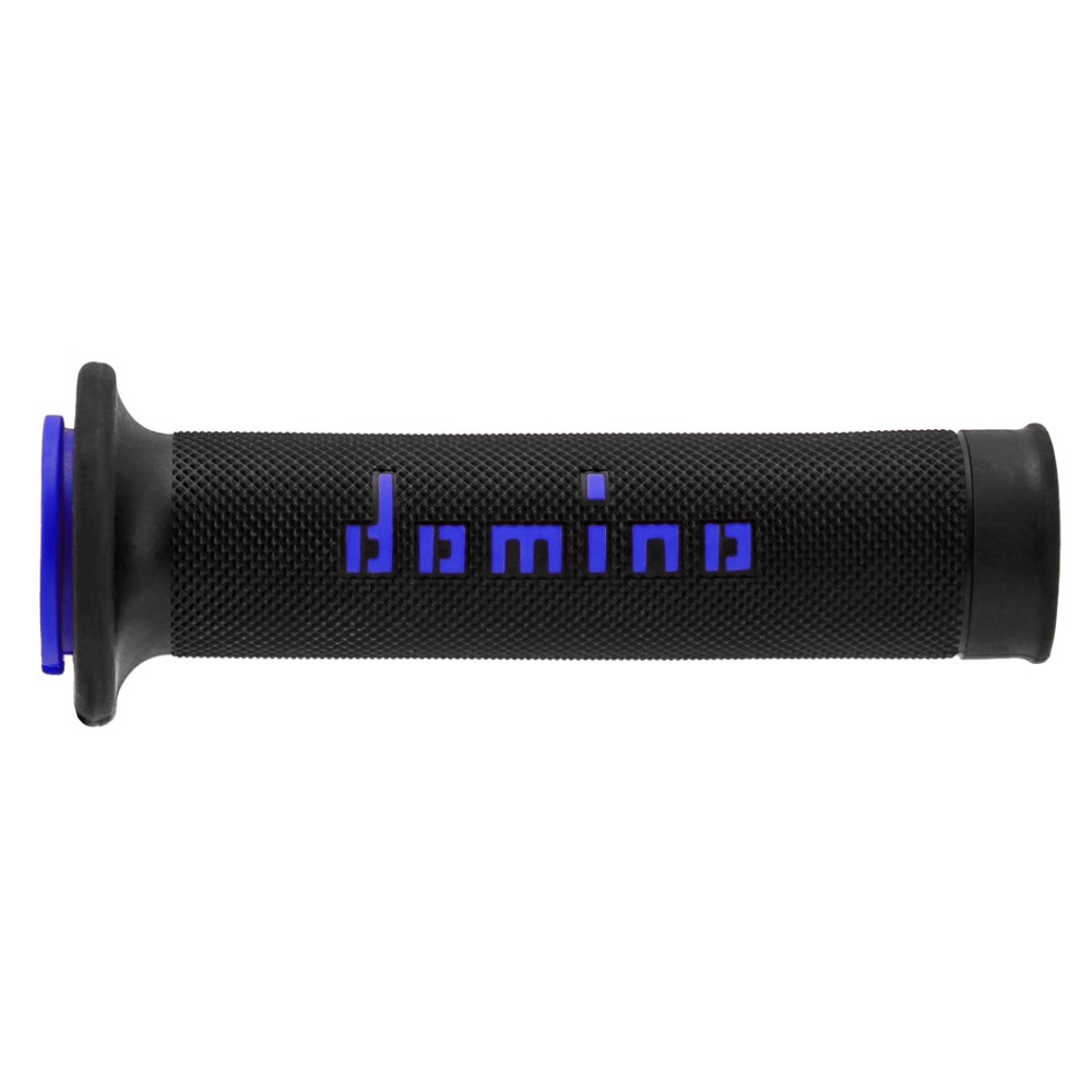 Pair of Grips road-racing Domino A010 - black blue Pair of Grips road-racing Domino A010 - black blue