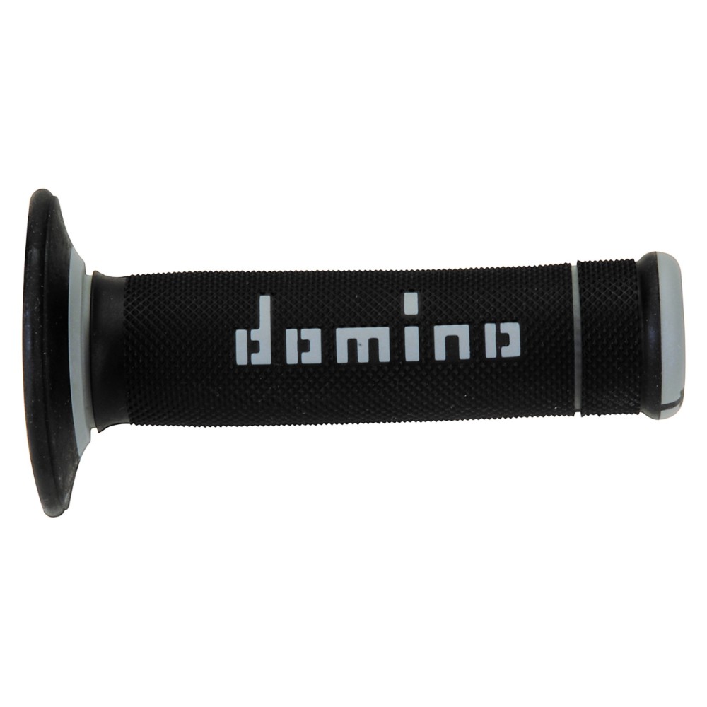 Pair of Grips off-road Domino A020 - black grey Pair of Grips off-road Domino A020 - black grey