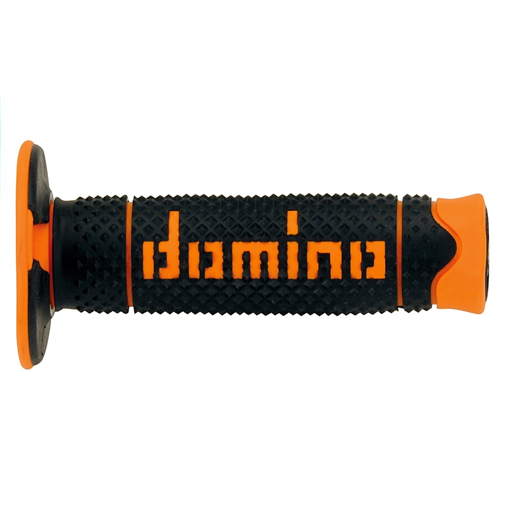 Pair of Grips off-road Domino A260 - black orange Pair of Grips off-road Domino A260 - black orange