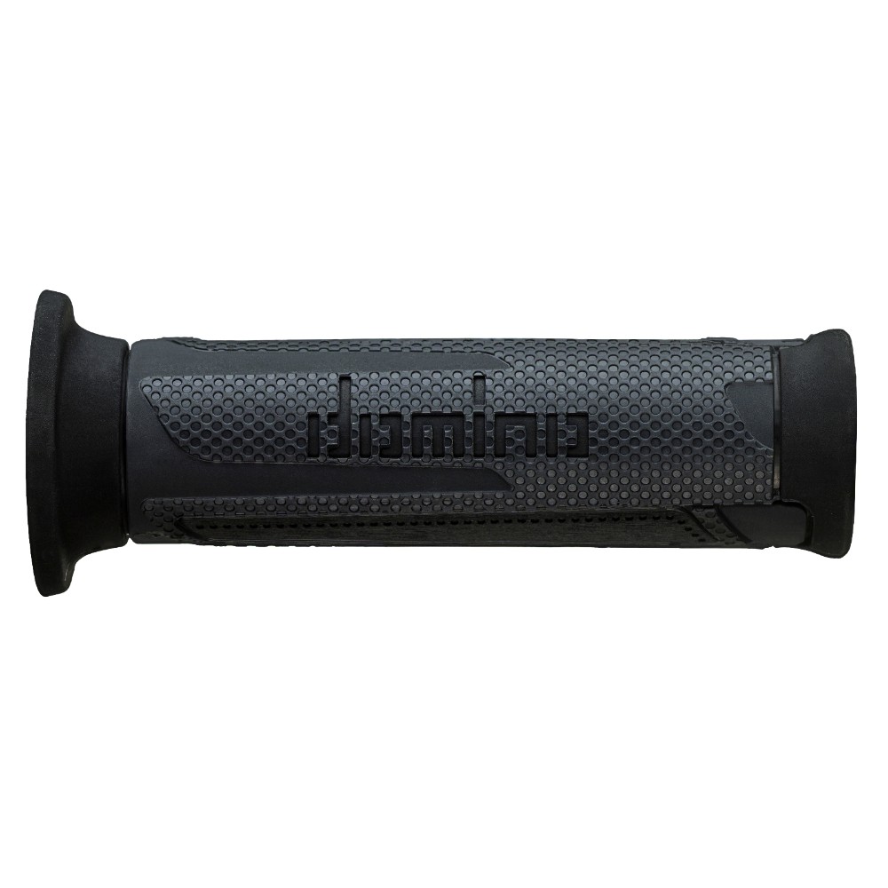 Pair of Grips dual sport Domino A350 - anthracitee black Pair of Grips dual sport Domino A350 - anthracitee black