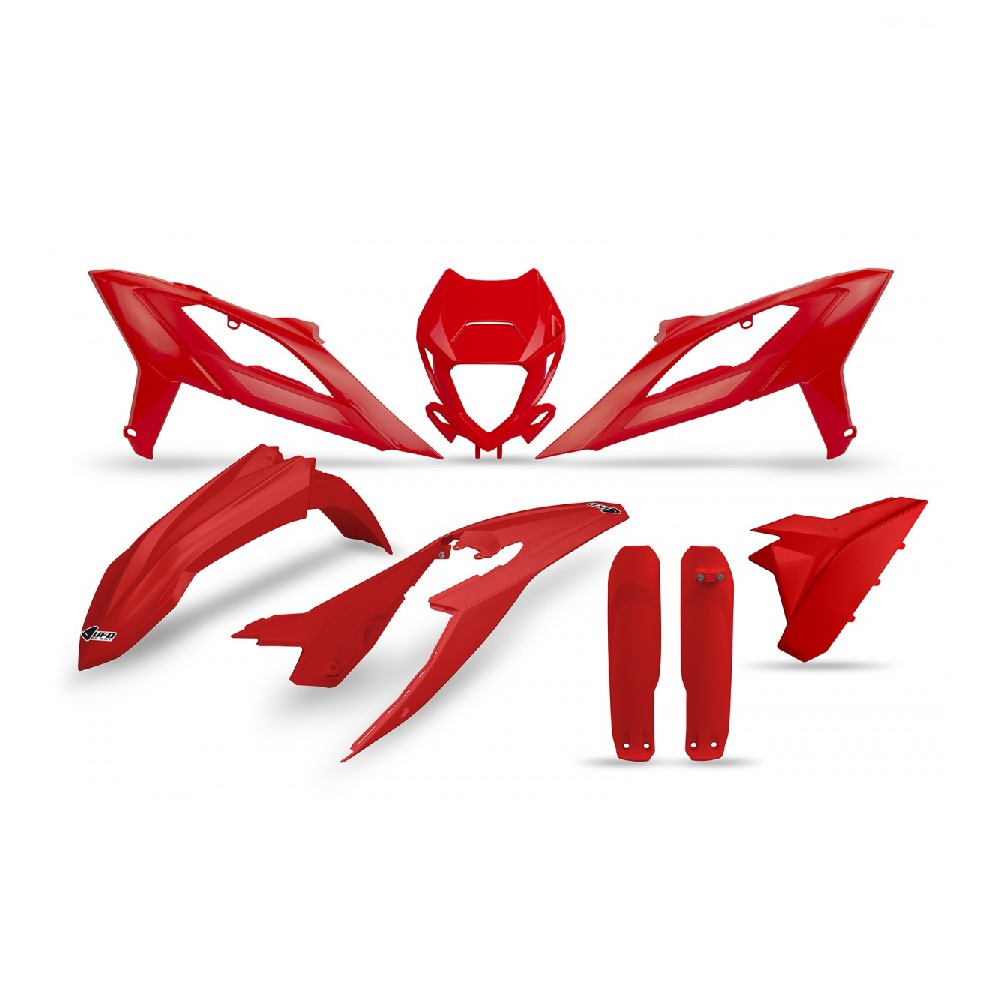 Plastics kit Beta RR 125 2T (23-24) - colour red BEKIT801F-063