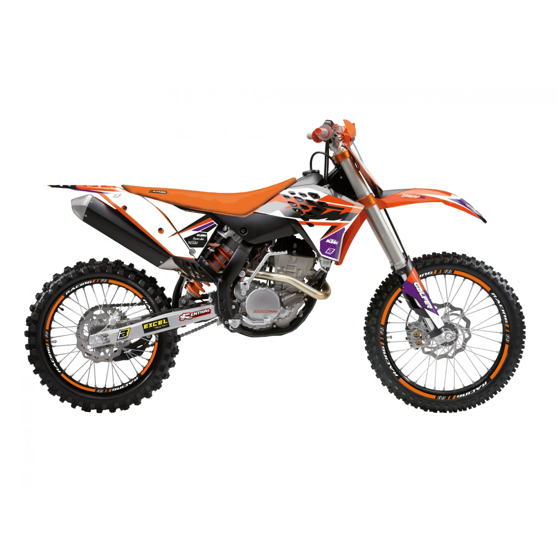Graphics kit KTM 125 EXC (08-11) Dream 5 BL-2527AB