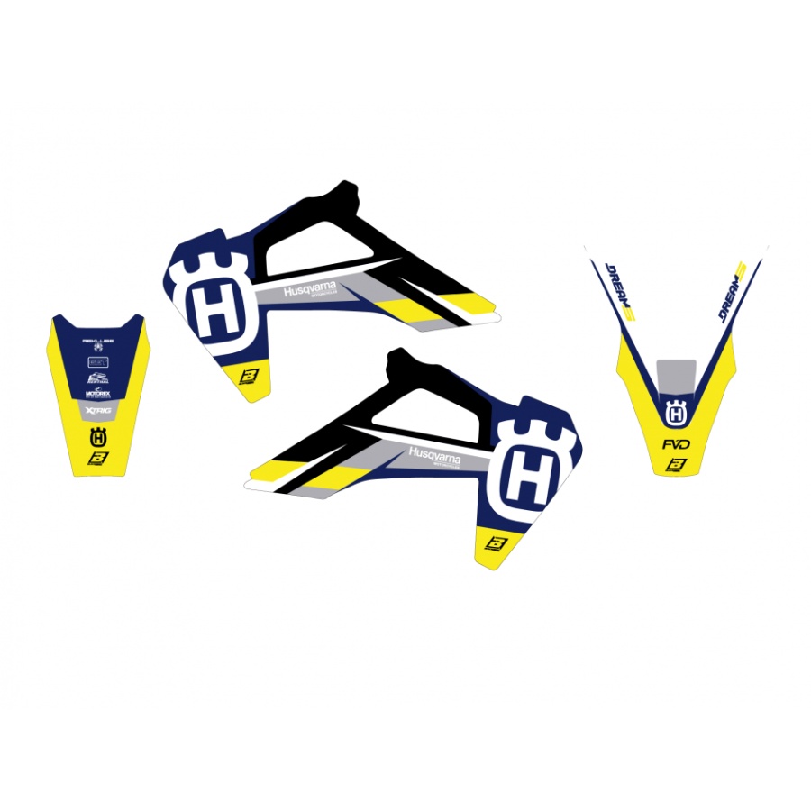 Graphics kit Husqvarna 450 FE (20-23) Dream 5 BL-2615AB