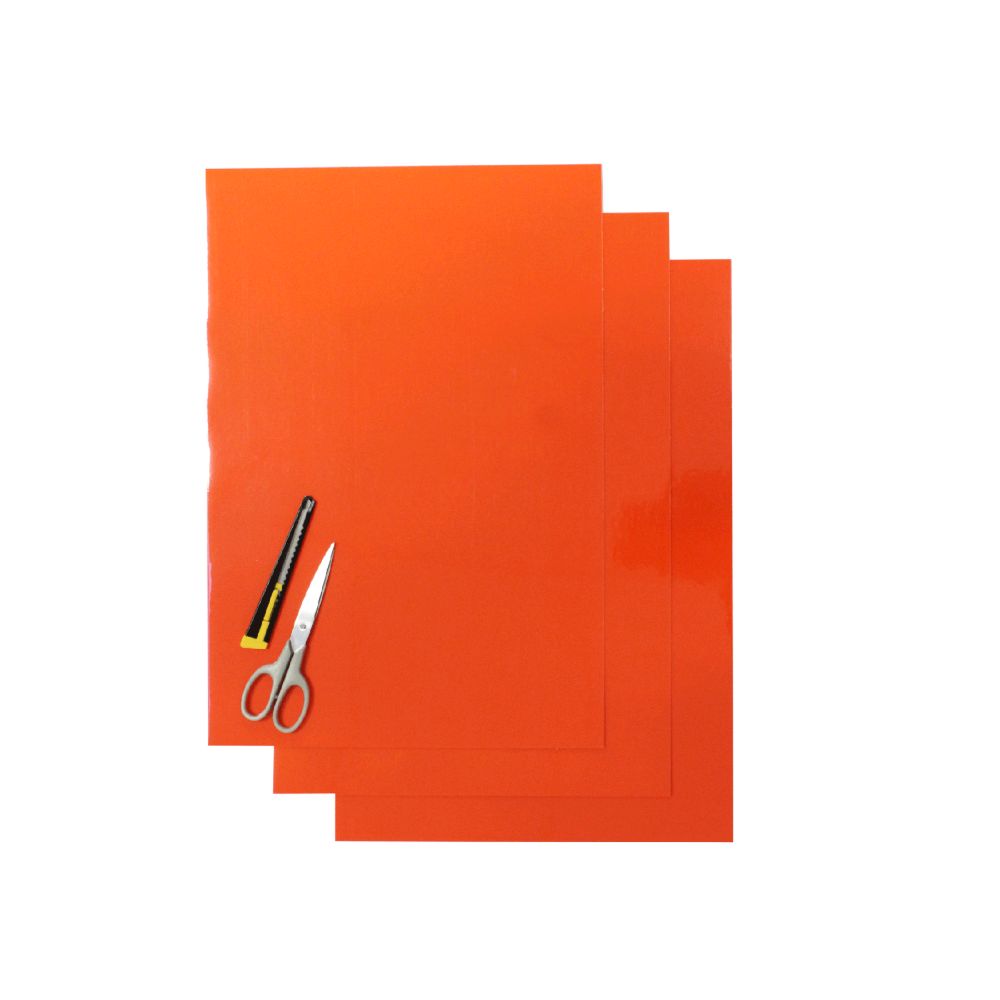 Crystall adhesive sheets orange Crystall adhesive sheets orange
