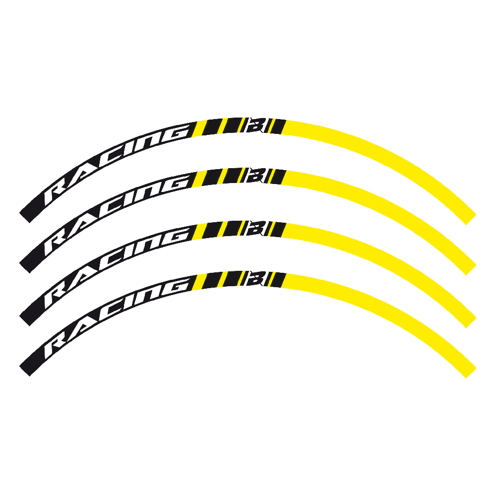 Kit sticker Wheel Blackbird yellow Kit sticker Wheel Blackbird yellow