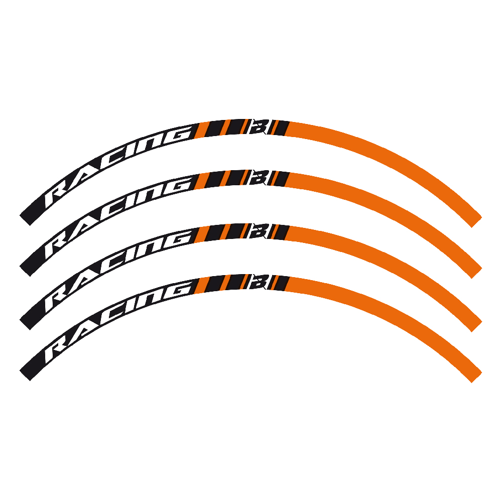 Kit sticker Wheel Blackbird orange Kit sticker Wheel Blackbird orange