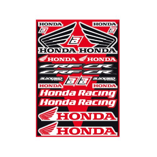 Kit crystall sticker universal Blackbird - Honda Kit crystall sticker universal Blackbird - Honda