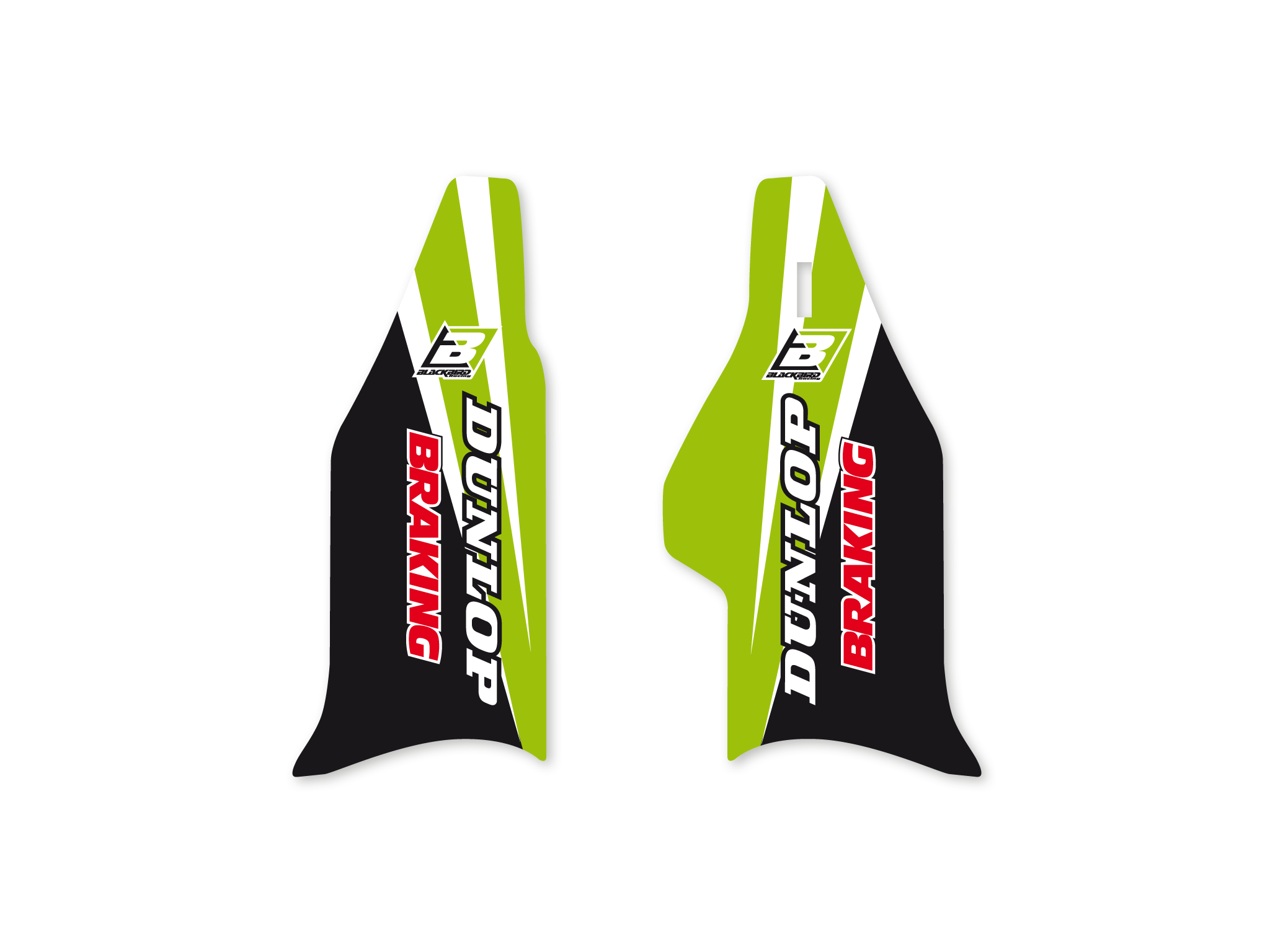Fork guard stickers Kawasaki KX 250 (03-08) Dream 4 BL-5424N