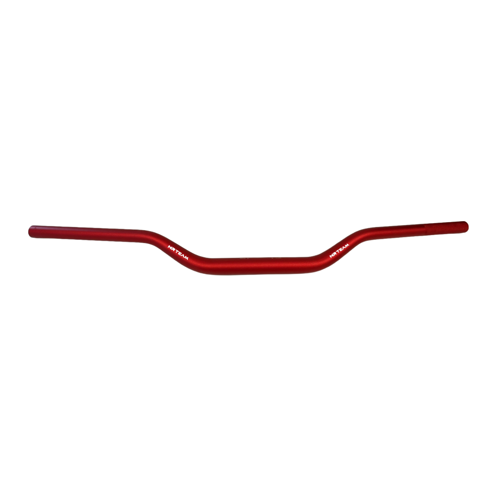 Handlebar NRTeam 28.6 mm low bend red - 6061-T6 Handlebar NRTeam 28.6 mm low bend red - 6061-T6
