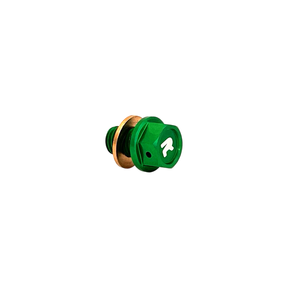 Magnetic oil drain plug Kawasaki KX 500 (92-04) green DS89.1002V