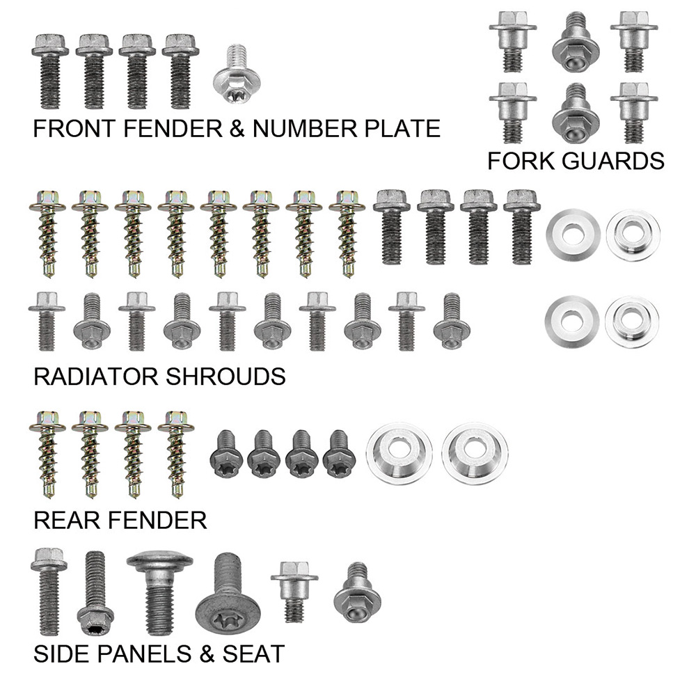 Plastics Screw Kit KTM 125 XC-W (17-19) DS89.5504