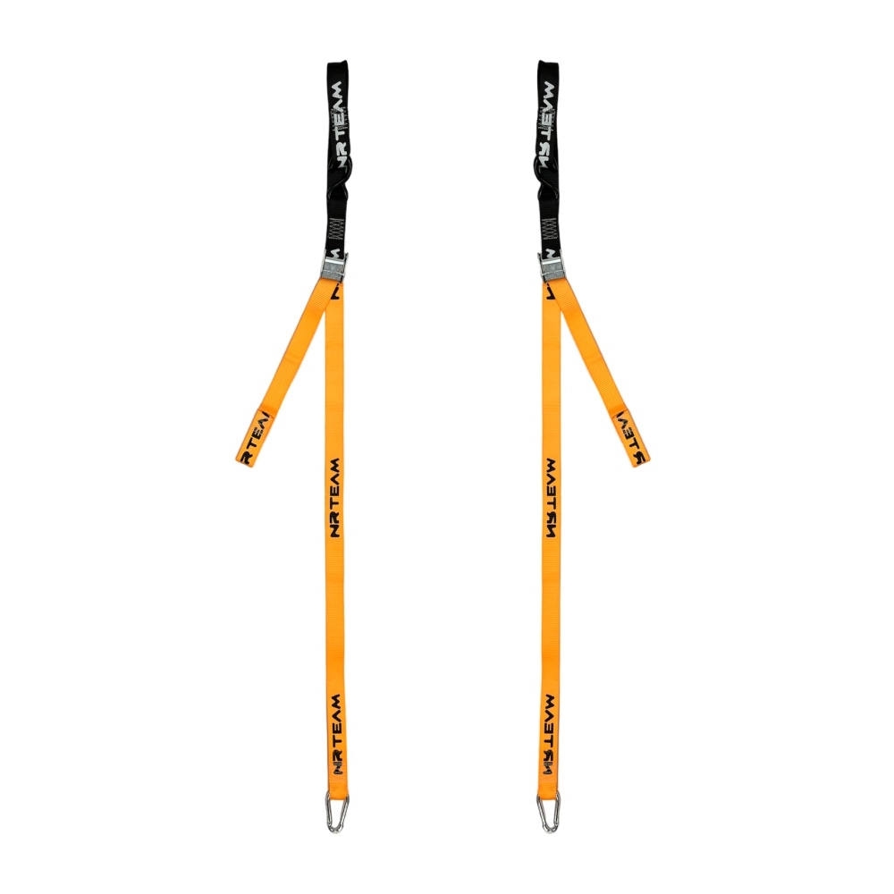 Pair of motorcycle straps Tie Down 38mm NRTeam orange Pair of motorcycle straps Tie Down 38mm NRTeam orange