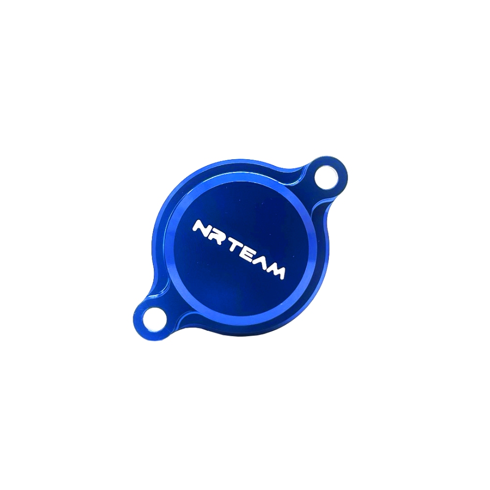 Oil filter cover Yamaha YZ 450 F (10-22) blue - NRTeam DS94.0001B