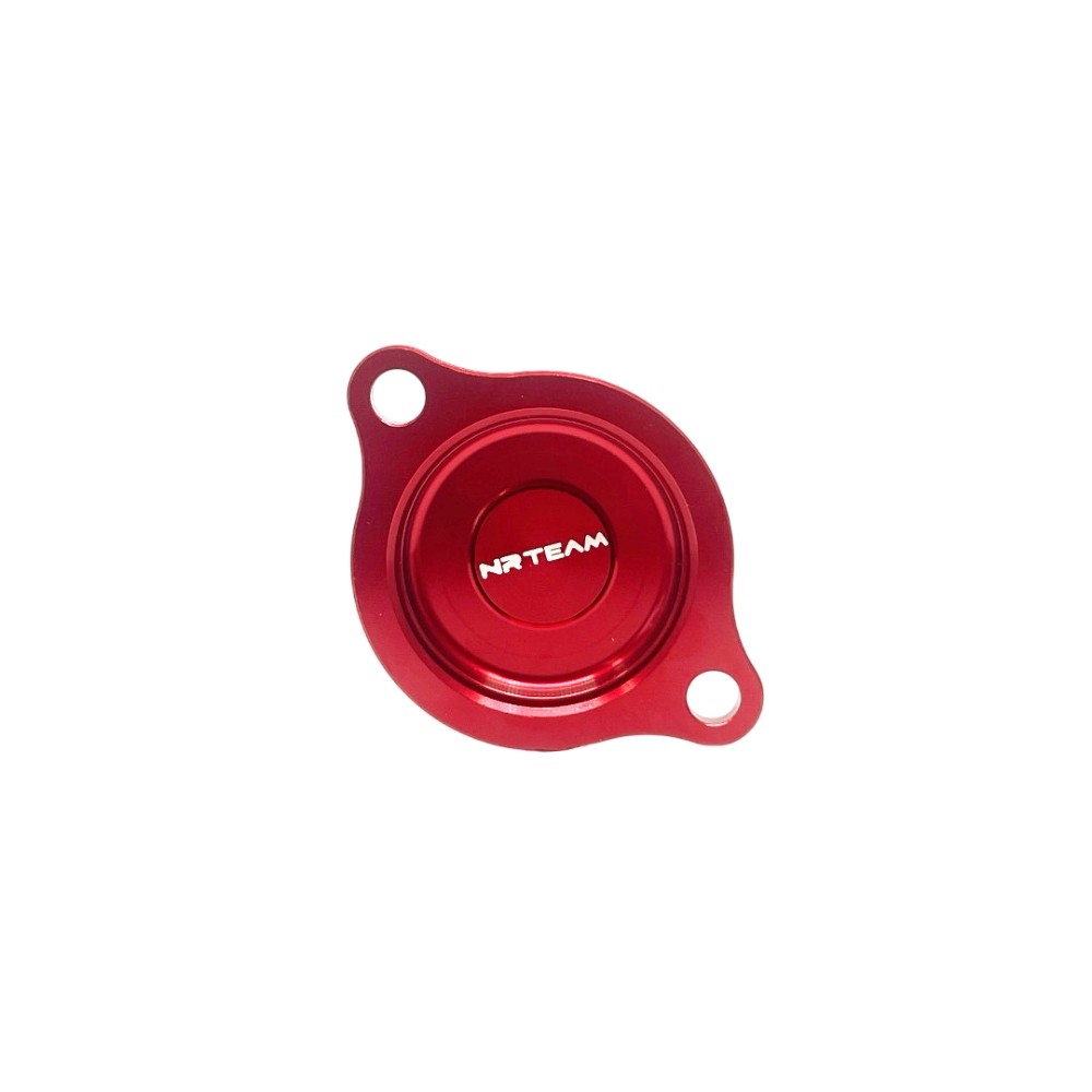 Oil filter cover Honda CRF 250 X (04-17) red - NRTeam DS94.0005R