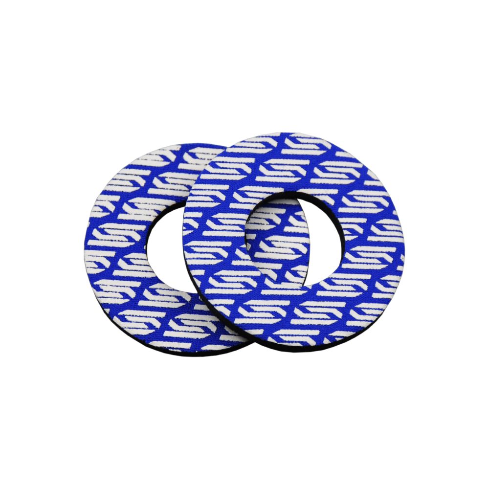 Pair of grip donuts Scar blue DTZ2