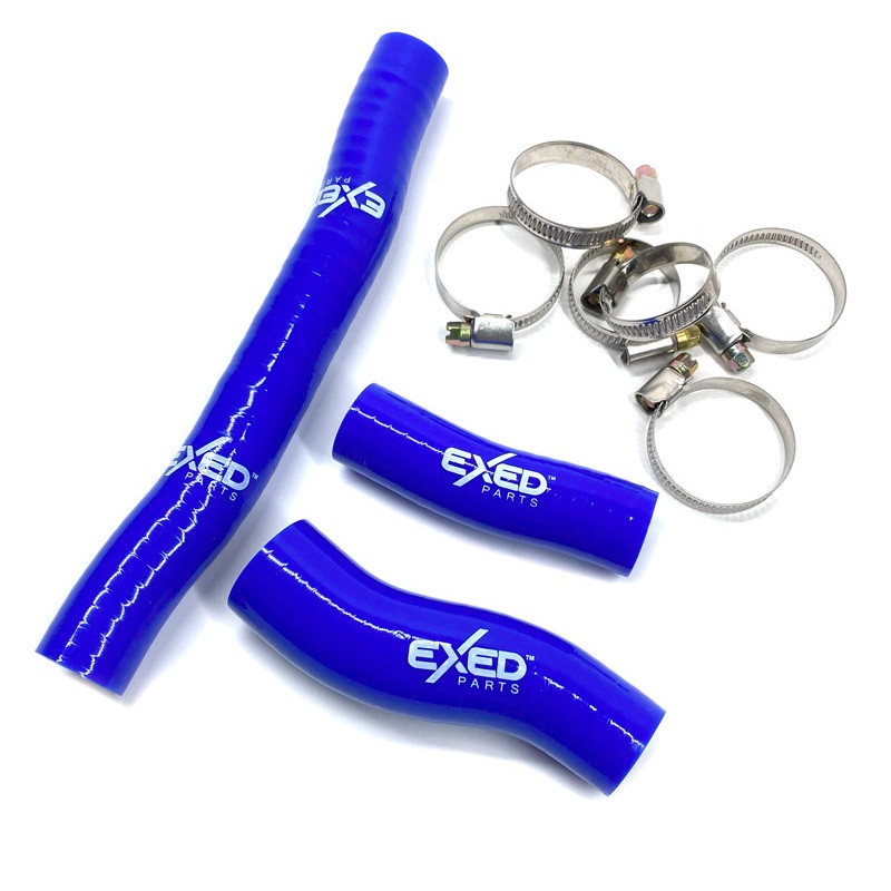 Radiator hoses Husqvarna 250 TE (20-23) blue - Exed E-SH-K2-B