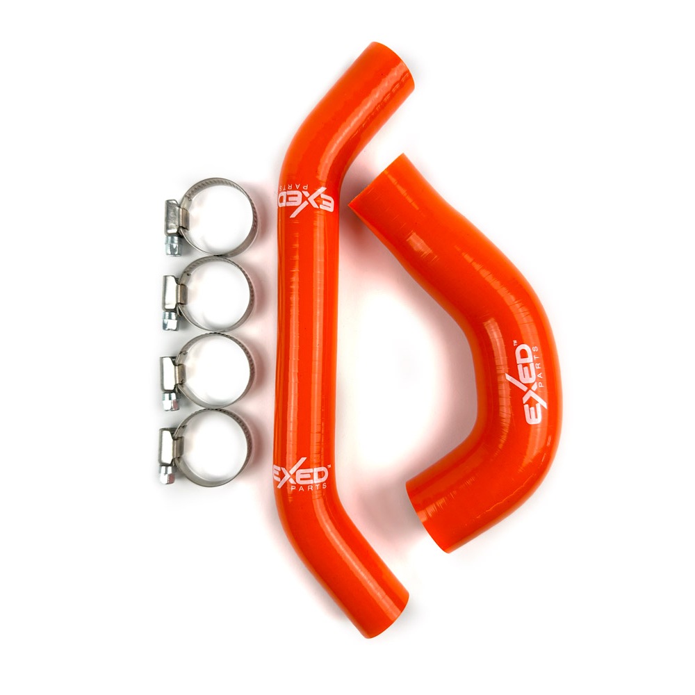 Radiator hoses KTM 300 SX (23-26) orange - Exed E-SH-K3-A