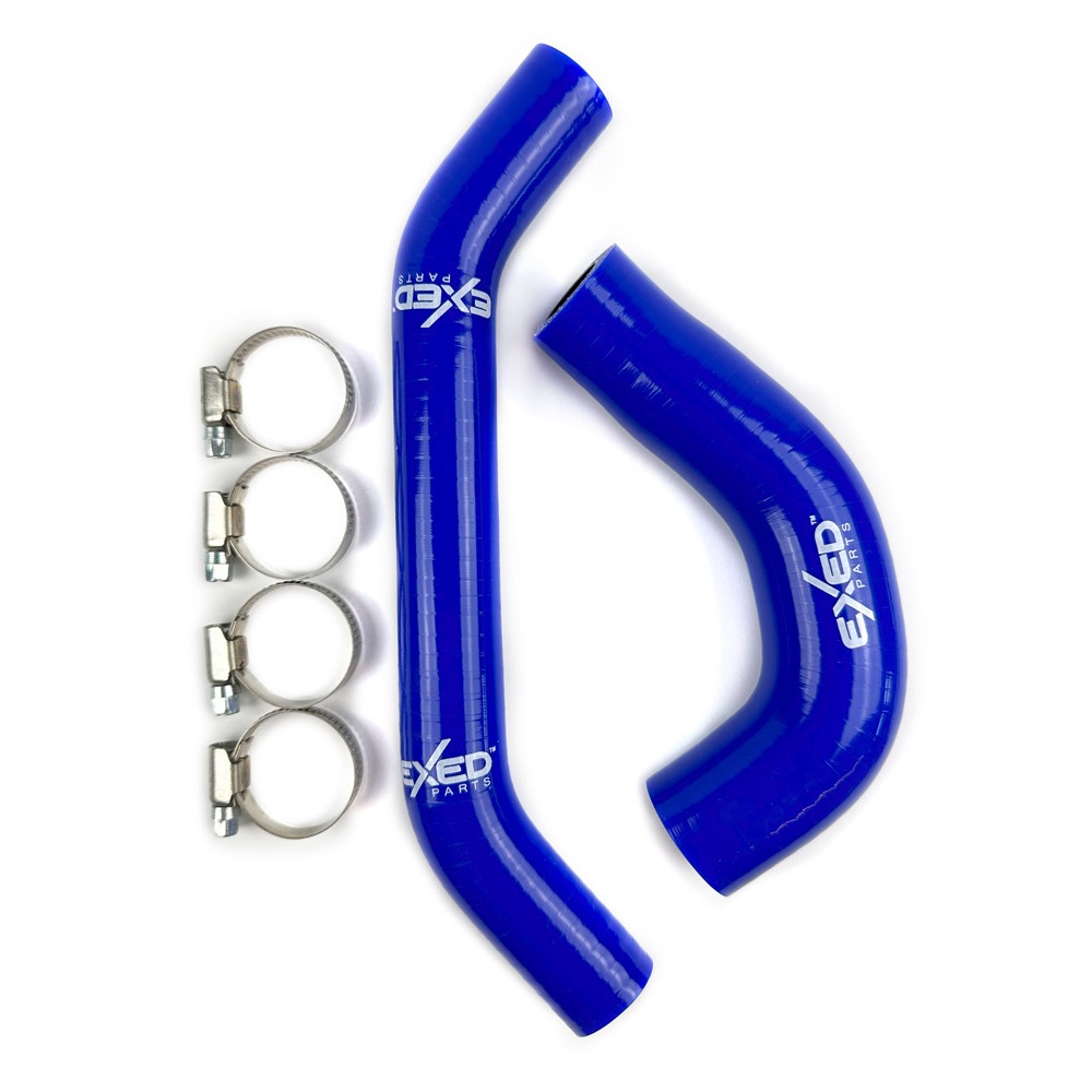 Radiator hoses Husqvarna 250 TC (23-26) blue - Exed E-SH-K3-B
