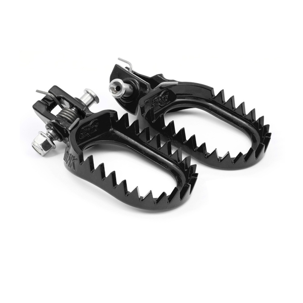Footpegs steel S3 KTM 300 EXC (17-23) standard black ESK-1231-B