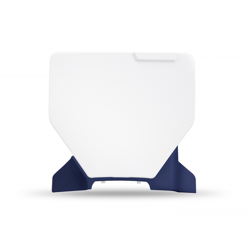 Number plate front Husqvarna 125 TC (23-26) white e blue* HU04324-999