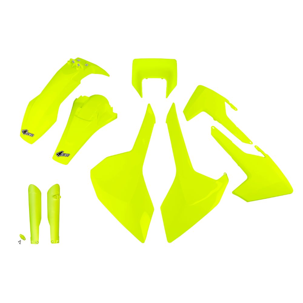 Plastics kit Husqvarna 250 TE (17-19) - colour neon yellow HUKIT621F-DFLU