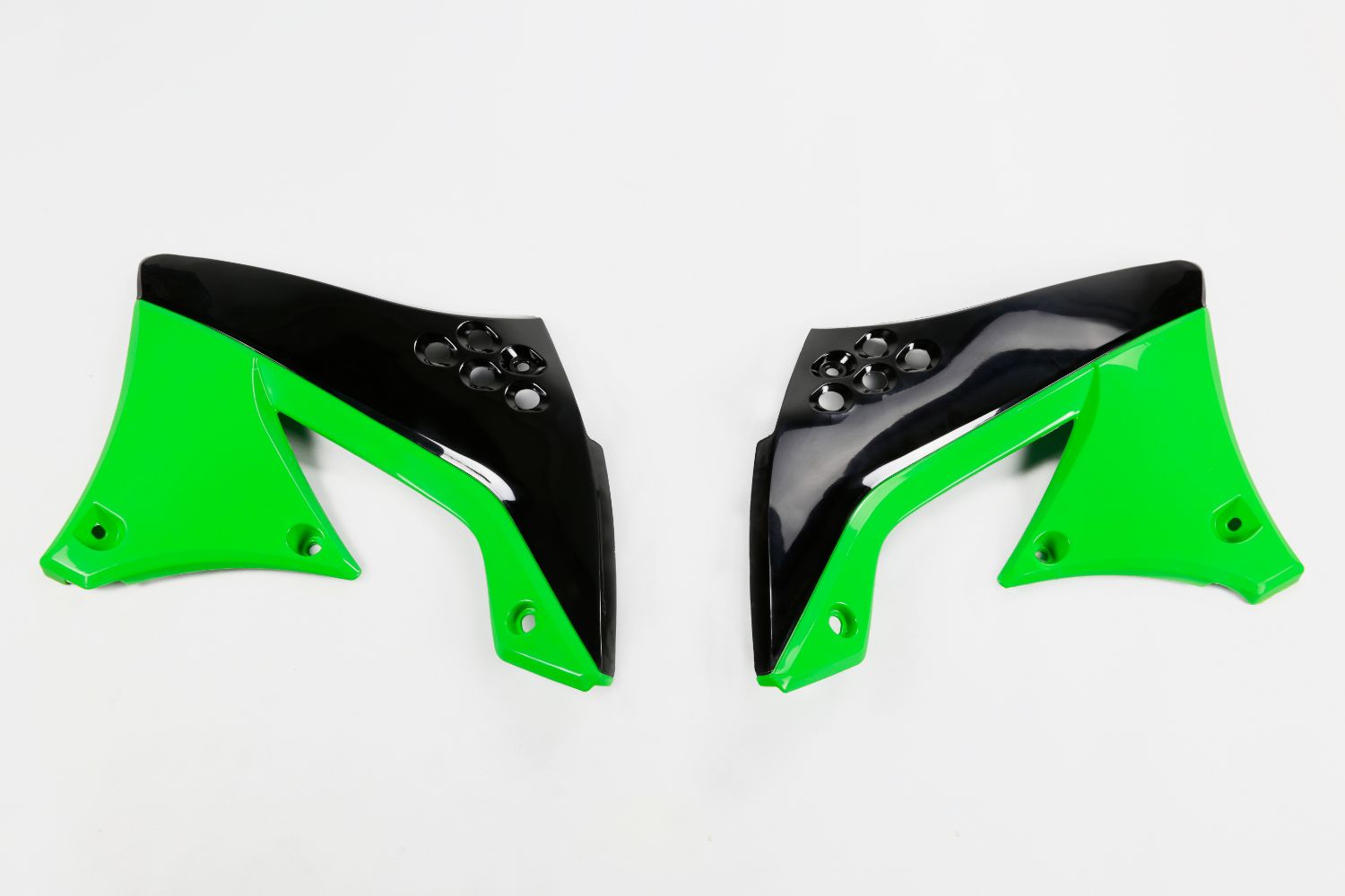 Radiator Shrouds Kawasaki KX 450 F (09-11) black and green* KA04713-999