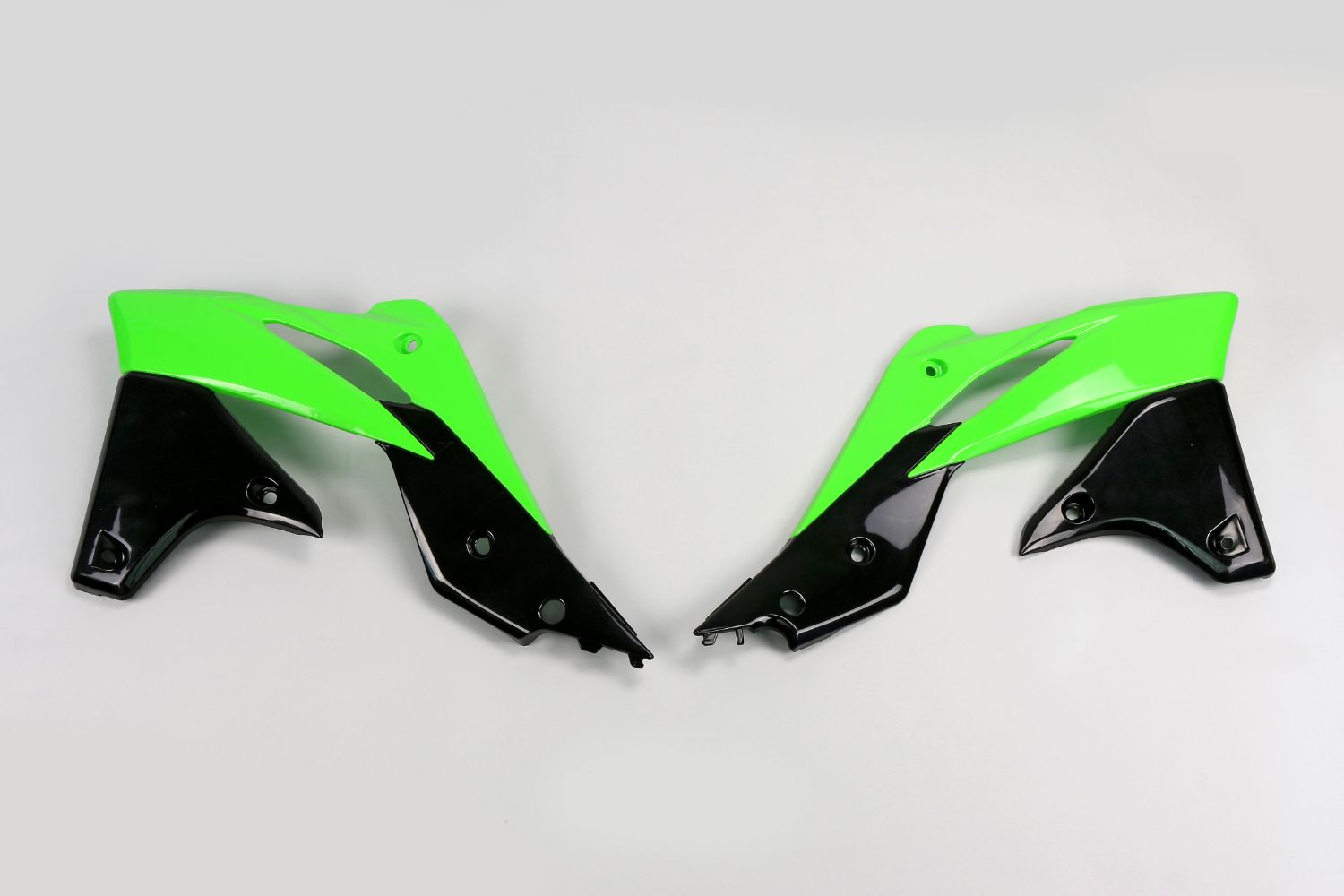 Radiator Shrouds Kawasaki KX 250 F (13-16) green and black* KA04725-999