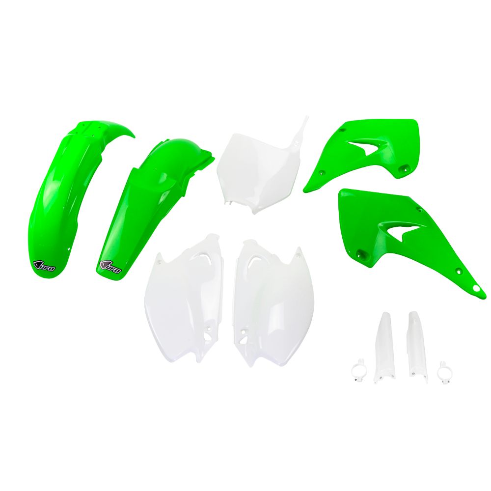 Plastics kit Kawasaki KX 250 (03-08) - colour OEM KAKIT201F-999