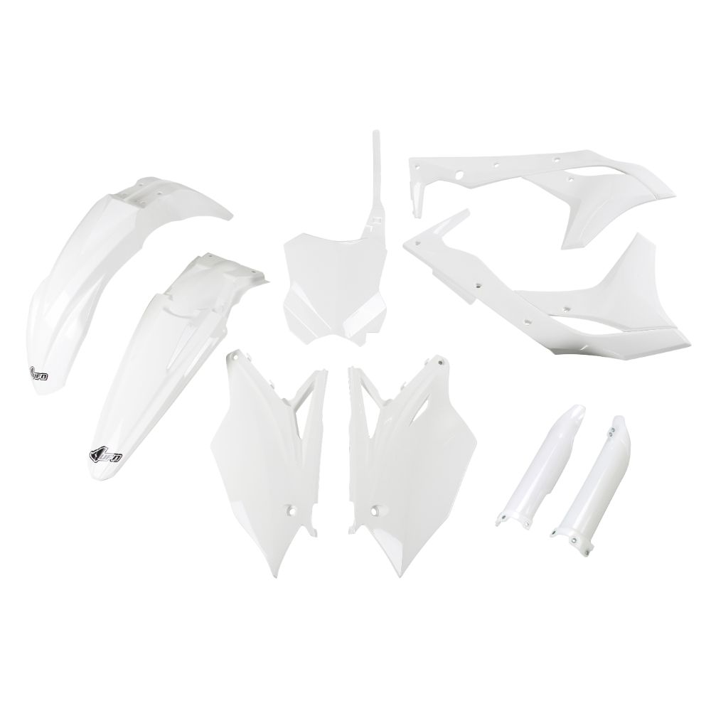 Plastics kit Kawasaki KX 250 F (17) - colour white KAKIT224F-047