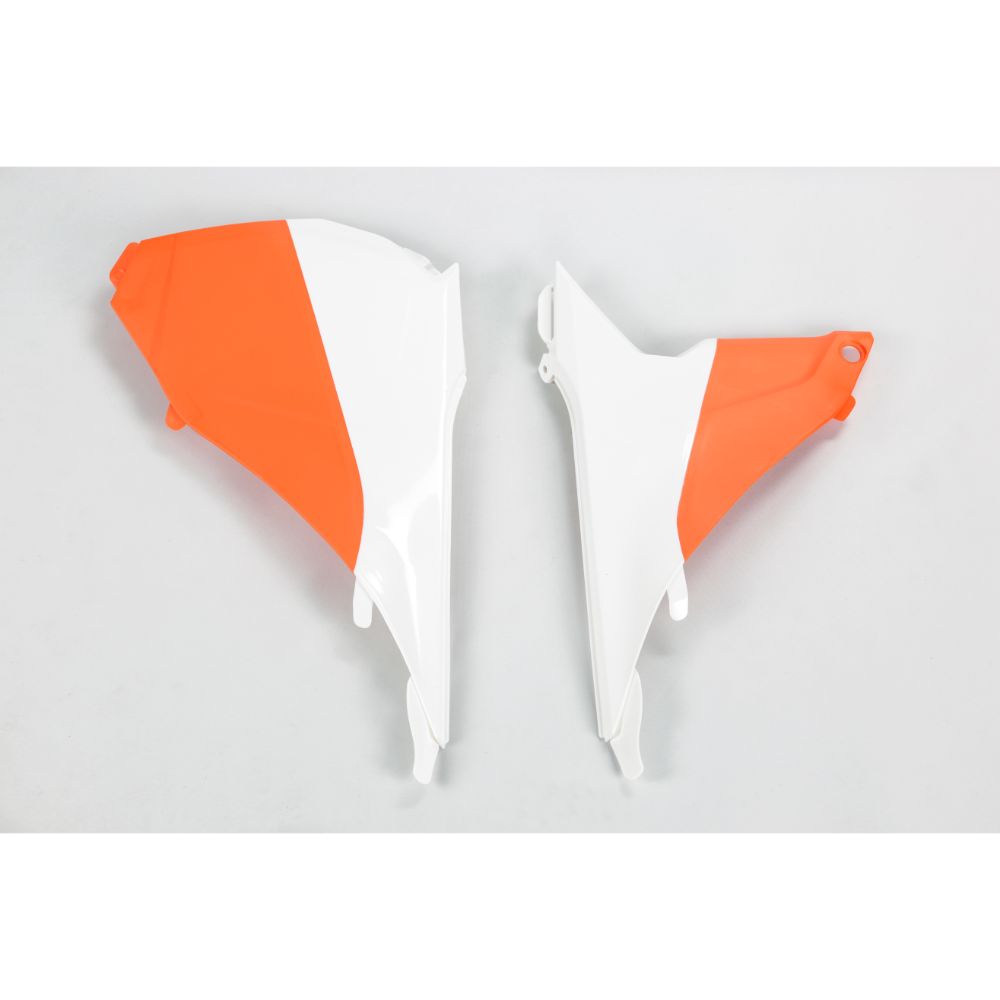 Airbox cover KTM 250 SX-F (13-15) white e orange* KT04053-999W