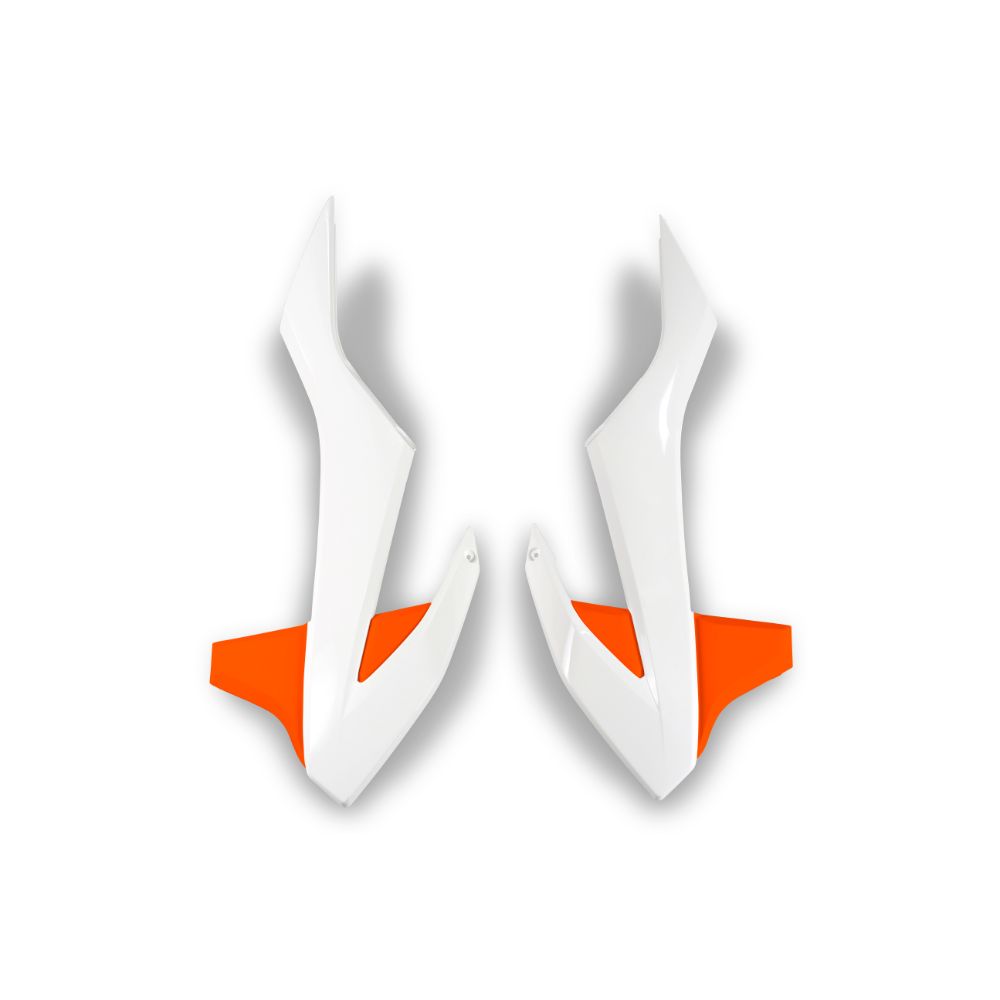 Radiator Shrouds KTM 85 SX (18-24) white and orange* KT04085-999W