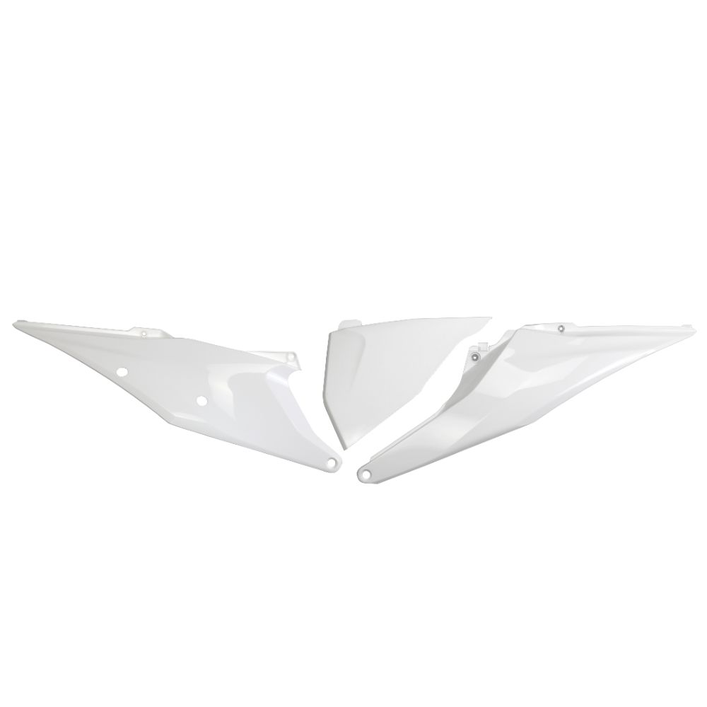Side number plates KTM 450 SX-F (19) white* KT04093-047