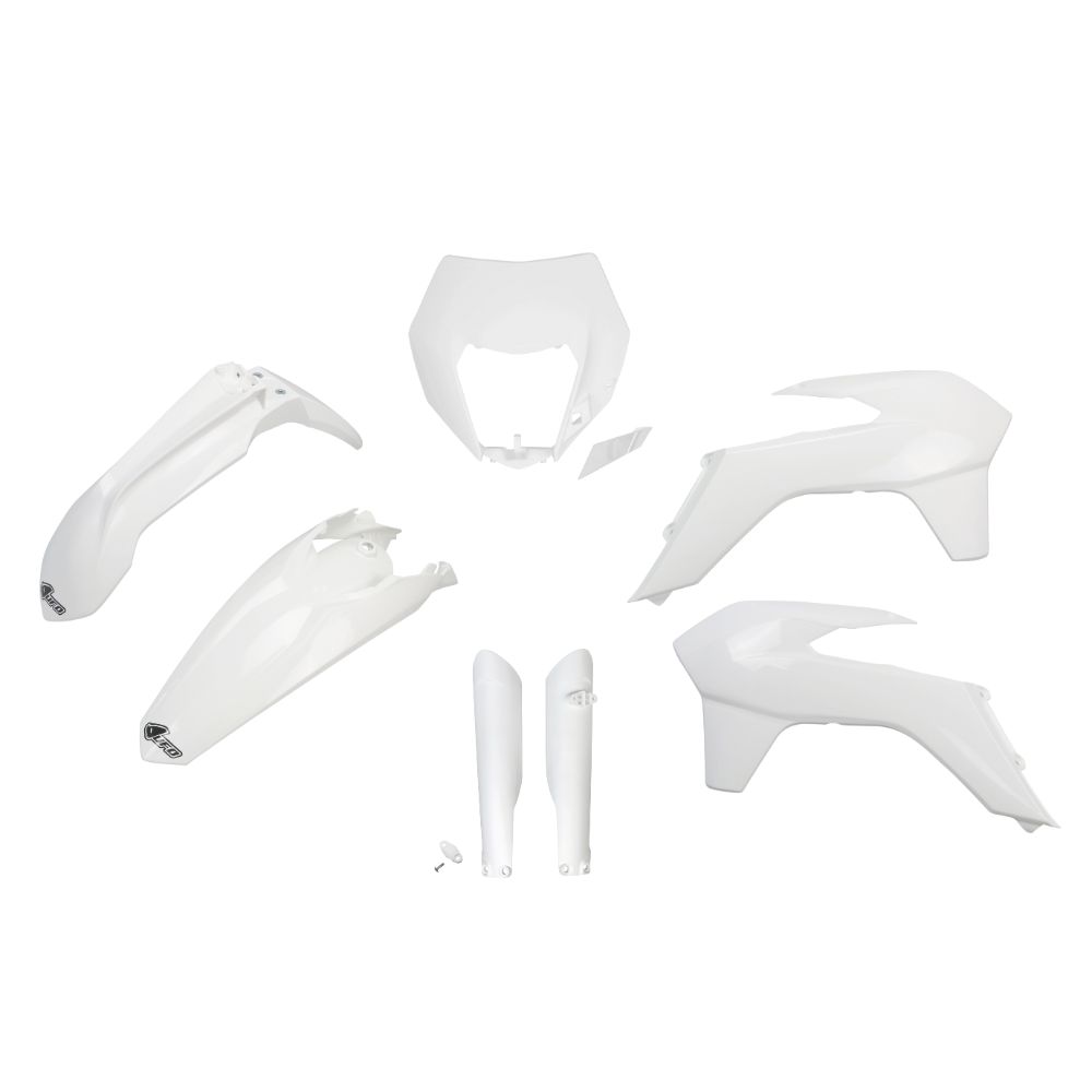 Plastics kit KTM 125 EXC (14-16) - colour white KTKIT524F-047
