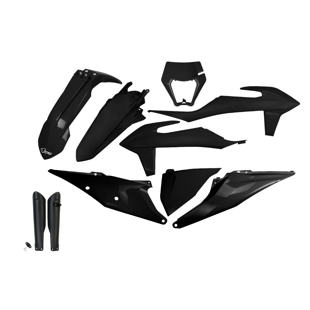 Plastics kit KTM 150 EXC (20-23) - colour black KTKIT527F-001