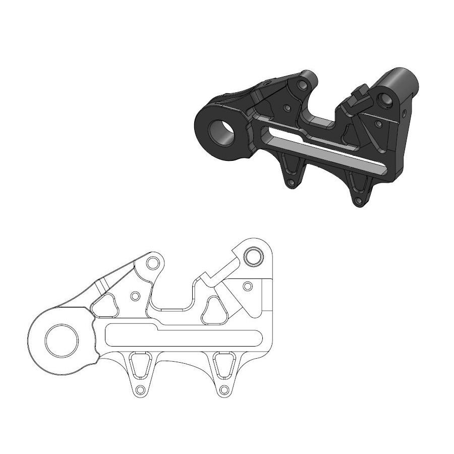 Spacer Husaberg 250 FE (12-14) rear 240 mm - Moto Master MM-211109