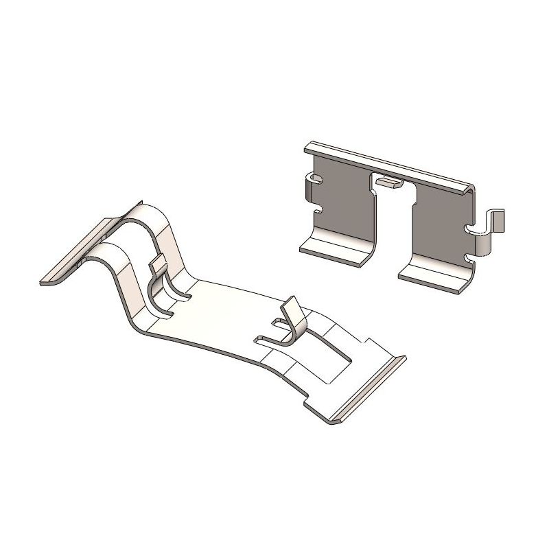 Brake pad retaining clip Husaberg 390 FE (09-11) front + metal plate MM-213095