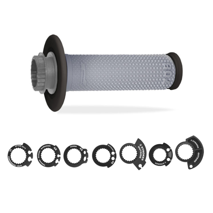 Pair of Grips Lock-On Pro Grip 708 - black grey PG-708-171