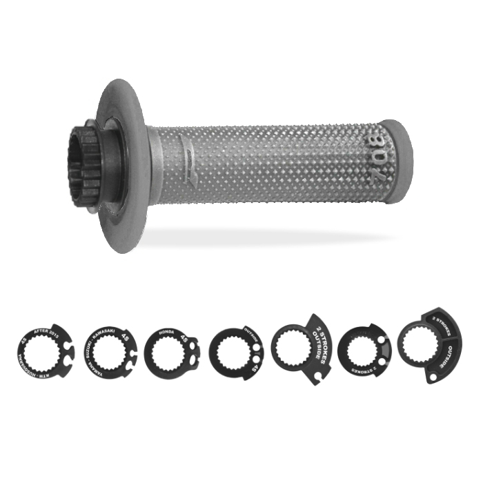 Pair of Grips Lock-On Pro Grip 708 - grey Pair of Grips Lock-On Pro Grip 708 - grey