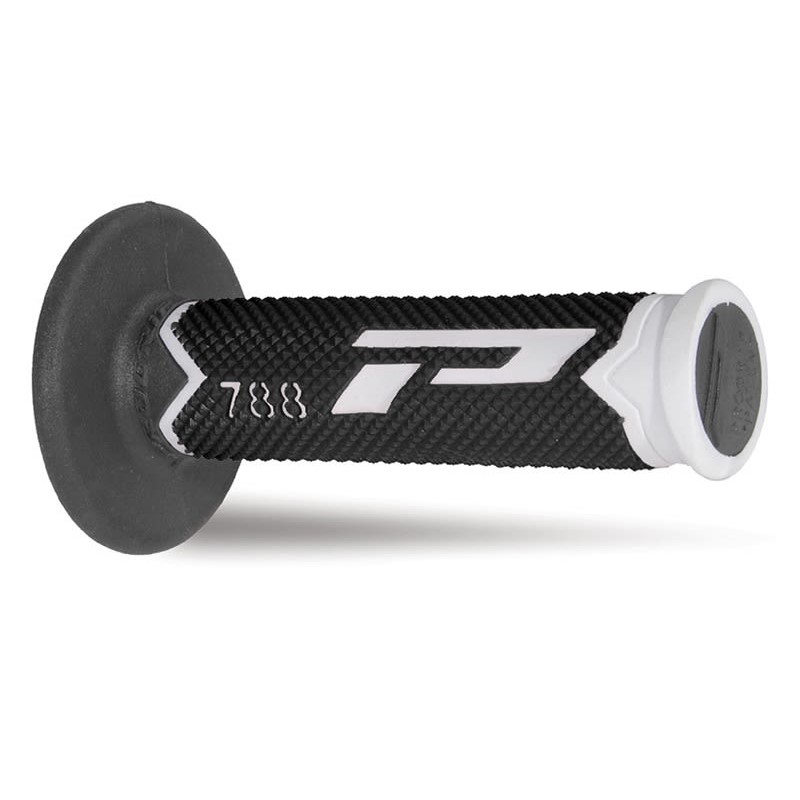 Pair of Grips off-road Pro Grip 788 - white black titanio Pair of Grips off-road Pro Grip 788 - white black titanio