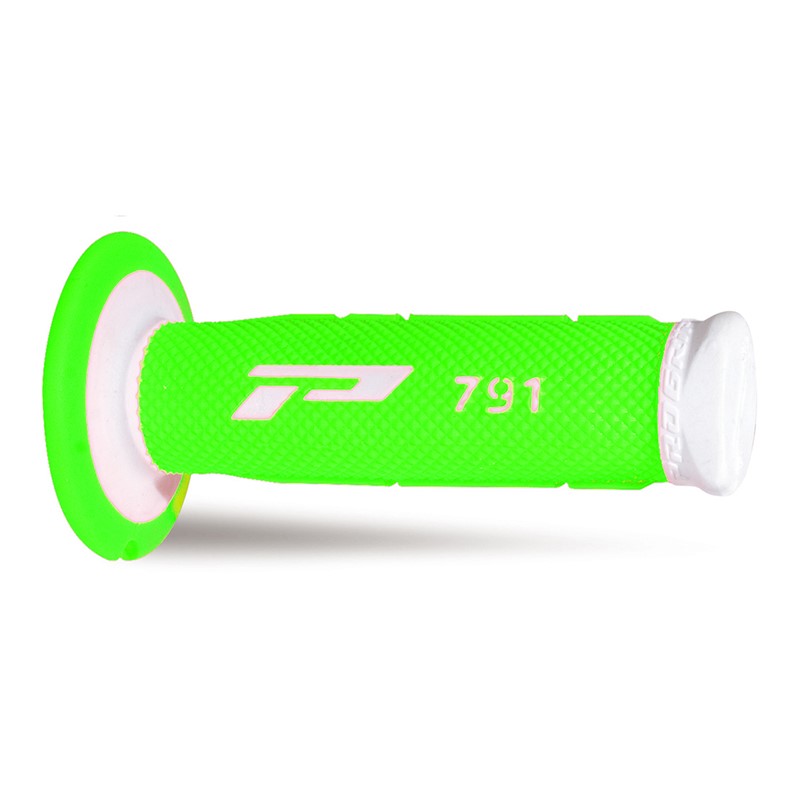 Pair of Grips off-road Pro Grip 791 - white neon green Pair of Grips off-road Pro Grip 791 - white neon green