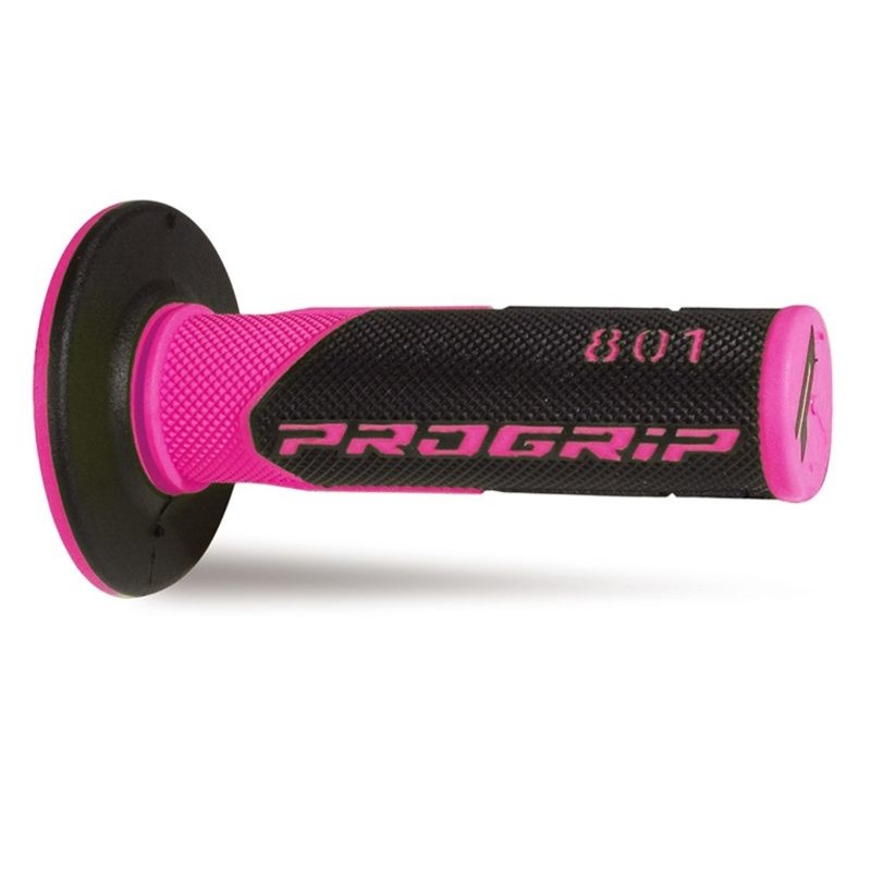 Pair of Grips off-road Pro Grip 801 - fuchsia fluo black Pair of Grips off-road Pro Grip 801 - fuchsia fluo black