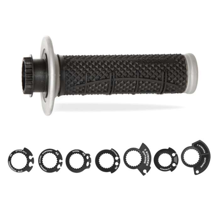Pair of Grips Lock-On Pro Grip 809 - grey black PG-809-187