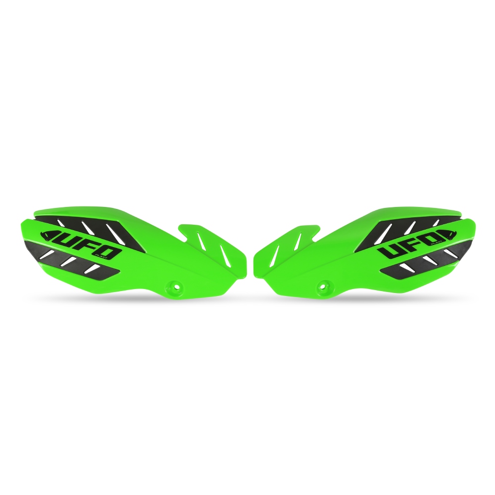 Pair of handguards UFO FLAME green Pair of handguards UFO FLAME green