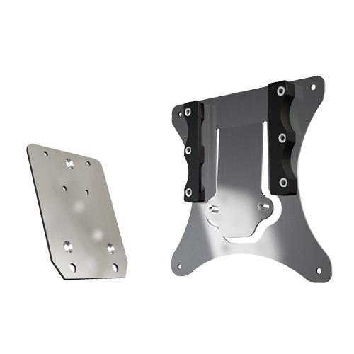 Removable click-clack license plate plate aluminium PTTGCC