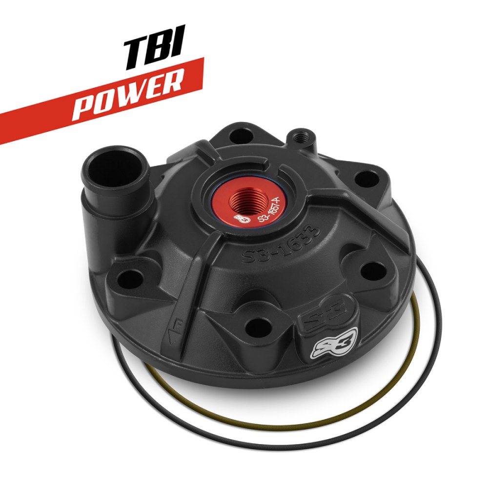 Cylinder head S3 Gasgas 250 MC (24-27) - Power black PWR-3361-250-B